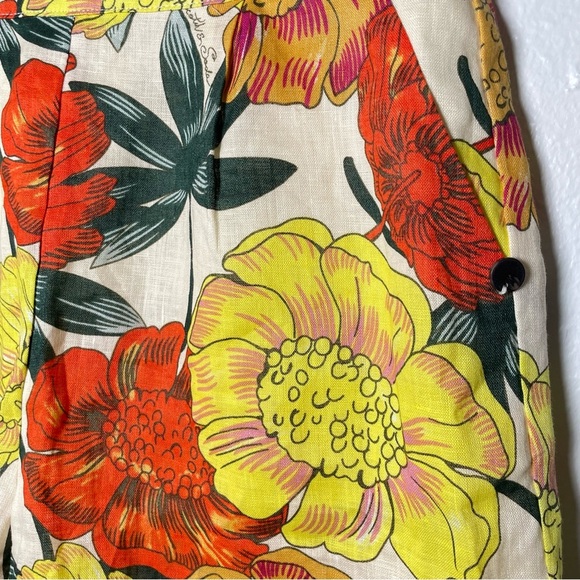 Scotch & Soda Girls R’Belle Linen High Rise Ruffle Shorts Size 10 Like New - Picture 14 of 14